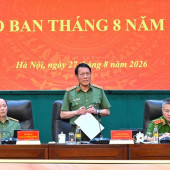 Củng cố vững chắc thế trận an ninh nhân dân và niềm tin của Nhân dân đối với lực lượng Công an