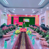 Công an phường Vị Tân phát huy sức mạnh cơ sở, bảo đảm an ninh, trật tự dịp Quốc khánh 02/9