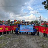Phòng An ninh nội địa phối hợp Phòng An ninh đối ngoại thực hiện công trình “Đường cờ Tổ quốc”