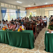 Công an xã Tân Phước Hưng tổ chức thành công Hội nghị Công an xã lắng nghe ý kiến các ban, ngành, đoàn thể và Nhân dân năm 2026