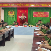 Công an xã Phú Tâm tổ chức Hội nghị đối thoại giữa Đảng ủy, Chỉ huy Công an xã với cán bộ, chiến sĩ năm 2026