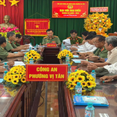 Thành lập Hội Cựu Công an nhân dân  phường Vị Tân nhiệm kỳ 2026 - 2031