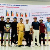 Cảnh sát giao thông Cần Thơ đưa chương trình hướng dẫn kỹ năng lái xe gắn máy an toàn đến nhiều cấp bậc học trên địa bàn thành phố Cần Thơ.