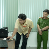 Đoàn công tác Công an thành phố Cần Thơ kiểm tra công tác tổ chức sát hạch lái xe ô tô