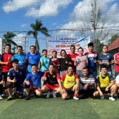 SÔI NỔI GIAO LƯU BÓNG ĐÁ, LAN TỎA TINH THẦN ĐOÀN KẾT TRONG TUỔI TRẺ PHÒNG AN NINH MẠNG VÀ PHÒNG, CHỐNG TỘI PHẠM SỬ DỤNG CÔNG NGHỆ CAO