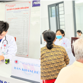 Ấm áp nghĩa tình trong chương trình khám bệnh, cấp phát thuốc miễn phí và tặng quà tại xã An Ninh, thành phố Cần Thơ
