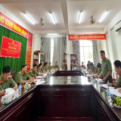 Ủy ban Kiểm tra Đảng ủy tiến hành hoạt động giám sát đối với Đảng ủy Phòng An ninh đối ngoại Công an thành phố