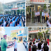 Sôi nổi tuyên truyền pháp luật, chung tay xây dựng trường học an toàn ngay từ đầu năm học mới tại phường Vị Tân