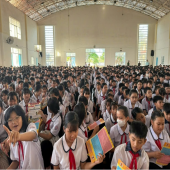 Công an xã Thới Hưng chung tay xây dựng  môi trường giáo dục an toàn, lành mạnh