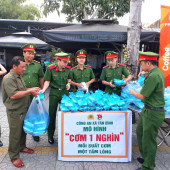 “Công an xã Tân Bình duy trì mô hình “Cơm 1 nghìn”, lan tỏa tinh thần gần dân, vì dân”