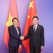 Bộ trưởng Lương Tam Quang hội đàm với Bộ trưởng Bộ Công an Trung Quốc Vương Tiểu Hồng