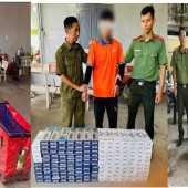 Công an xã Hồ Đắc Kiện thực hiện hiệu quả công tác phòng, chống buôn lậu, vận chuyển, sản xuất, mua bán, tàng trữ, sử dụng trái phép thuốc lá