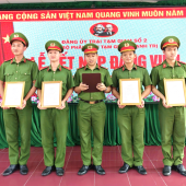 Đảng bộ Trại Tạm giam số 2 kết nạp Đảng cho 22 quần chúng ưu tú