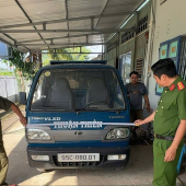 Công an xã Tân Hòa tăng cường rà soát phương tiện, góp phần bảo đảm trật tự, an toàn giao thông