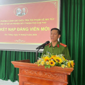 Chi bộ Cơ sở cai nghiện ma túy số 2 quan tâm tạo nguồn, phát triển đảng viên