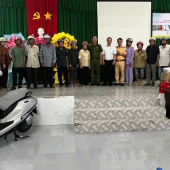 Công an xã Tân Hòa an toàn giao thông bắt đầu từ ý thức của mỗi người dân, chung tay xây dựng cộng đồng văn minh, an toàn
