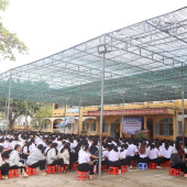 Công an xã Đại Ngãi tuyên truyền, kiểm tra phương tiện, chủ động phòng ngừa vi phạm giao thông trong học sinh