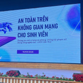 PHÒNG AN NINH MẠNG TUYÊN TRUYỀN PHÁP LUẬT VỀ AN TOÀN THÔNG TIN CHO HƠN 2.800 TÂN SINH VIÊN TRƯỜNG ĐẠI HỌC Y DƯỢC CẦN THƠ