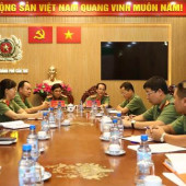 Công an thành phố Cần Thơ tiếp và làm việc với Đoàn kiểm tra của Cục Y tế - Bộ Công an