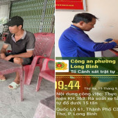Công an phường Long Bình “Ra quân thực hiện tổng rà soát  phương tiện vận tải, góp phần đảm bảo trật tự, an toàn giao thông”