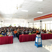 Công an phường Cái Răng phối hợp tổ chức tập huấn phòng cháy, chữa cháy và cứu nạn, cứu hộ cho chủ cơ sở, hộ kinh doanh.