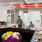 Kiểm tra việc lãnh đạo, chỉ đạo thực hiện Quy chế làm việc tại Phòng An ninh chính trị nội bộ.