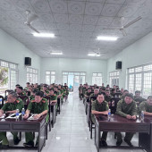 Đảng ủy Công an xã Vị Thanh 1 tổ chức Hội nghị đối thoại giữa Đảng ủy, Chỉ huy với cán bộ, chiến sĩ, đoàn viên, hội viên và Lực lượng tham gia bảo vệ an ninh, trật tự ở cơ sở