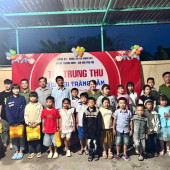 Công an xã Nhơn Mỹ tổ chức đêm hội trăng rằm năm 2026