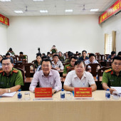 Xã Mỹ Tú Tổ chức Hội nghị hướng dẫn các mặt công tác trên lĩnh vực phong trào toàn dân bảo vệ an ninh Tổ quốc trên địa bàn xã