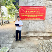 Công an phường Vị Tân khởi công xây dựng nhà hỗ trợ cho các trường hợp khó khăn