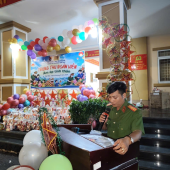 Công an phường Ngã Bảy tổ chức chương trình “Trung thu đoàn viên, ấm áp tình thân”