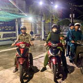 Công an xã Nhơn Mỹ: Những bước chân tuần tra giữ bình yên về đêm