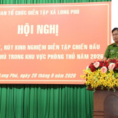 Công an xã Long Phú: Hoàn thành xuất sắc nhiệm vụ tham mưu  tổ chức và bảo vệ tuyệt đối diễn tập chiến đấu xã Long Phú  trong khu vực phòng thủ năm 2026
