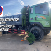 Công an xã Châu Thành tăng cường rà soát, kiểm tra xe ô tô tải tự đổ dưới 15.000kg trên địa bàn xã