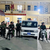 Công an Vĩnh Hải phối hợp lực lượng Quân sự - Biên phòng tăng cường tuần tra, kiểm soát đảm bảo an ninh trật trên địa bàn