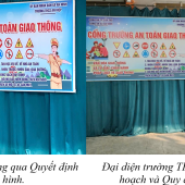 Công an xã An Ninh ra mắt mô hình “Cổng trường an toàn giao thông”