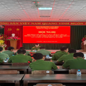 Công an phường Long Bình tổ chức đối thoại với cán bộ, chiến sĩ  và lực lượng tham gia bảo vệ an ninh, trật tự ở cơ sở