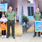 Chi đoàn cơ sở ghép Thanh tra - Cơ quan Ủy ban kiểm tra Đảng ủy Công an thành phố và Hội Phụ nữ Thanh tra Công an thành phố ra mắt mô hình “Tiếp bước yêu thương” và tổ chức chương trình “Vui hội trăng rằm”