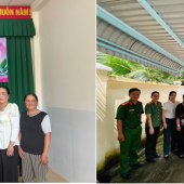Công an xã An Thạnh phối hợp với Hội Liên hiệp Phụ nữ xã ra mắt mô hình “ĐỊA CHỈ TIN CẬY CỘNG ĐỒNG”