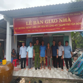 Công an xã Vĩnh Tường hoàn thành bàn giao nhà Tình nghĩa