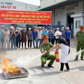 Nâng cao năng lực ứng phó sự cố cháy, nổ tại các cơ sở sản xuất, kinh doanh trên địa bàn xã Tài Văn