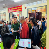 Công an xã Nhơn Ái: Lan tỏa nghĩa tình, sẻ chia sức khỏe