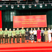 Trường Văn hoá Công an nhân dân III giao lưu học hỏi kinh nghiệm trong công tác giáo dục với Trường Tiểu học và Trung học cơ sở Thực hành Sư phạm