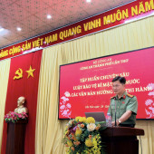 Công an xã Tân Bình tham mưu tổ chức Hội nghị tập huấn bảo vệ bí mật nhà nước