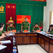 Công an xã Mỹ Tú đẩy mạnh thực hiện phong trào thi đua “Kỷ luật nhất”