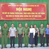 Xã Trung Hưng tổ chức Hội nghị sơ kết thực hiện Kế hoạch xây dựng xã không ma túy năm 2026