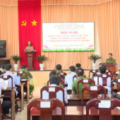 Công an xã Hiệp Hưng sơ kết công tác duy trì, giữ vững địa bàn không ma túy quý III năm 2026