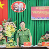 Đảng uỷ - Ban Chỉ huy công an phường Thới Long tổ chức Hội nghị đối thoại trực tiếp với đảng viên, cán bộ chiến sĩ năm 2026