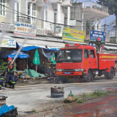 Công an xã Hiệp Hưng “Ra quân phối hợp hưởng ứng  Ngày Phòng cháy, chữa cháy 4/10 năm 2026”