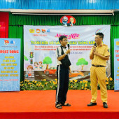 Công an phường Sóc Trăng phối hợp tổ chức Ngày hội “Thanh niên với văn hóa giao thông” năm 2026